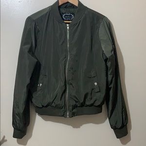 Women’s Bomber Jacket Army Green